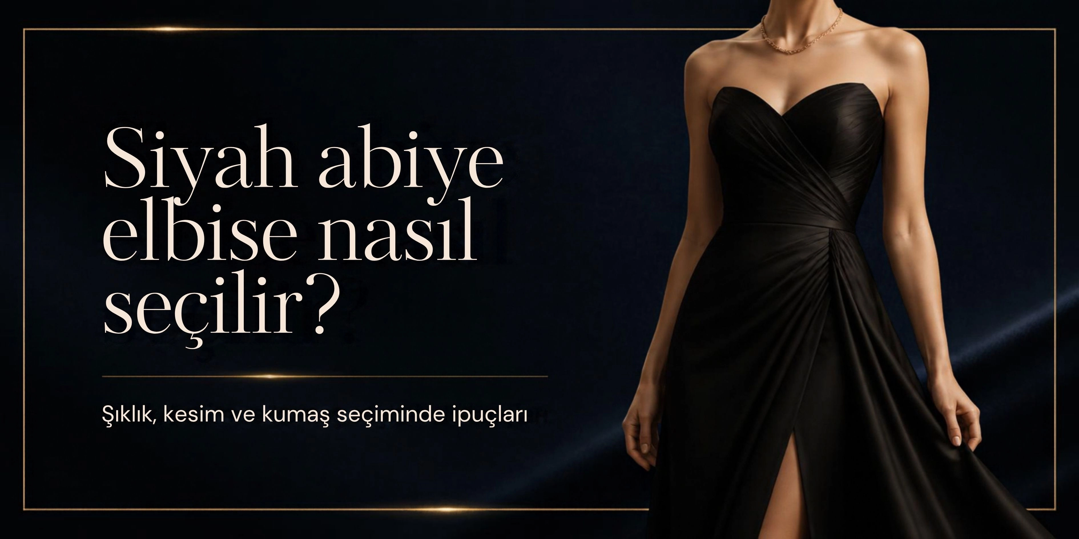 Siyah Büyük Beden Abiye Elbise Modelleri ve Seçim Rehberi